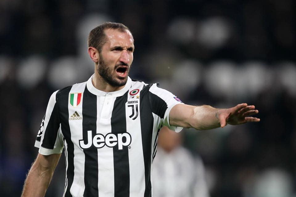 Chiellini record presenze Juventus