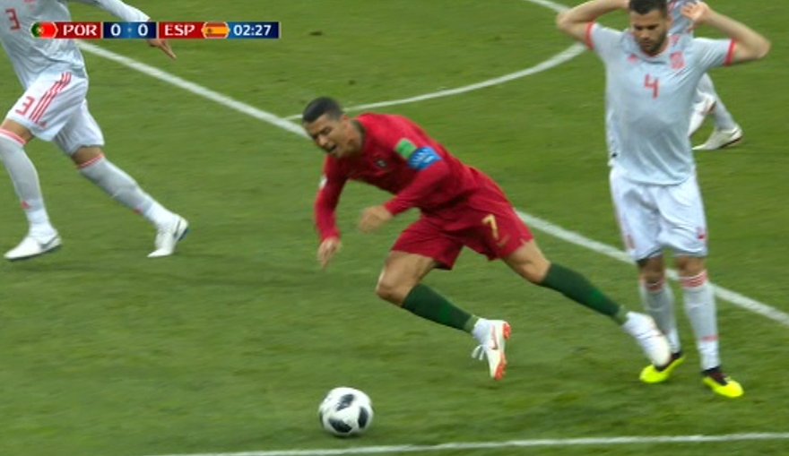 Piqué contro Ronaldo