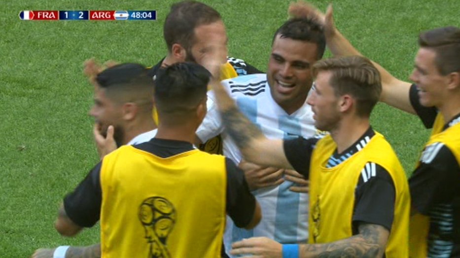 Francia-Argentina gol Mercado