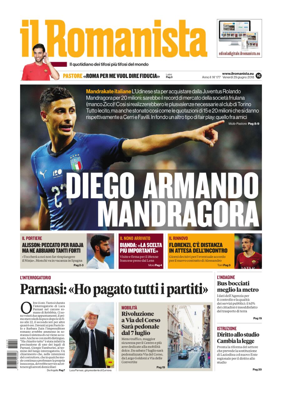 Juve cessione Mandragora caso polemica Udinese plusvalenza