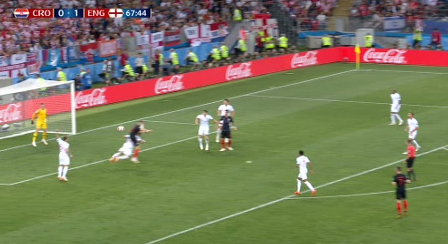 Croazia-Inghilterra gol Perisic