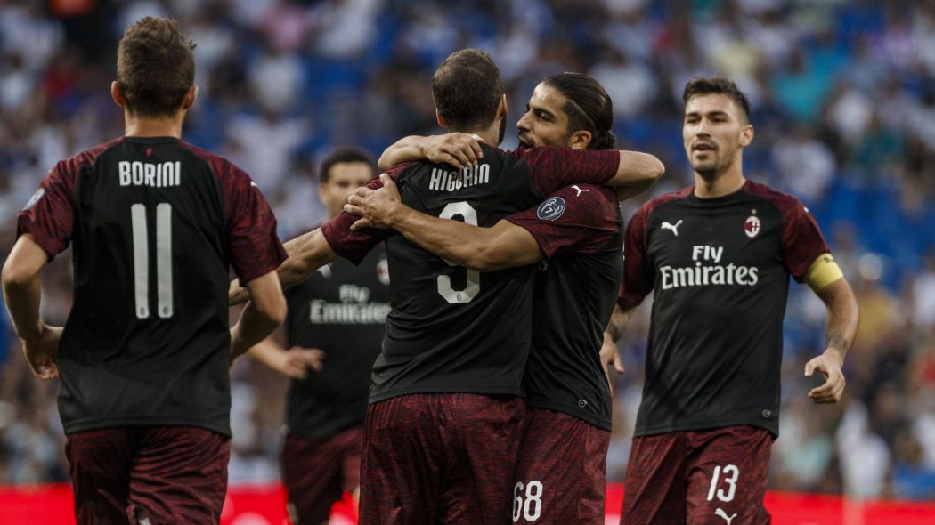 Empoli Milan infortunio Higuain recupero