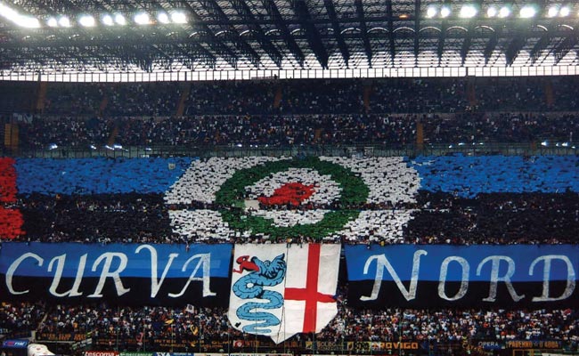 Derby Inter-Milan coreografia Curva Nord coinvolto stadio San Siro