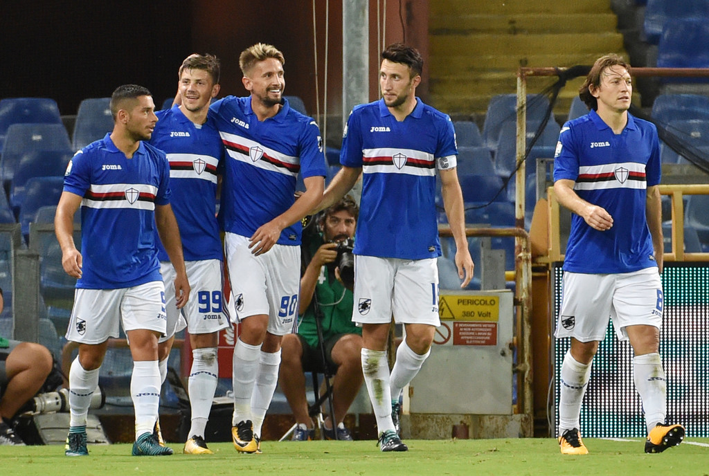 formazioni ufficiali di Sampdoria - Genoa
