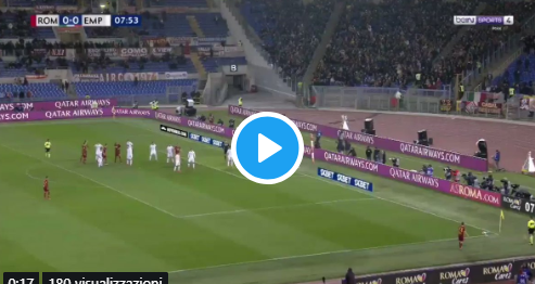 Roma - Empoli 1-1 El Shaarawy gol Juan Jesus autogol