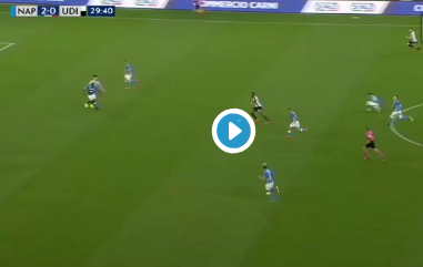 Gol Napoli-Udinese