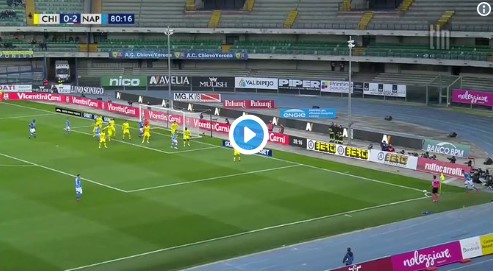 Gol Koulibaly doppietta Chievo - Napoli 0-3
