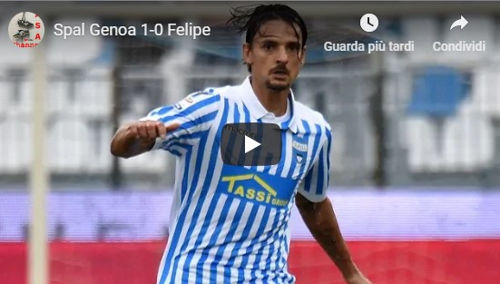 Spal - Genoa 1-0 gol Felipe