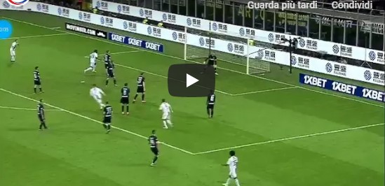Inter - Juve 1-1 Cristiano Ronaldo gol