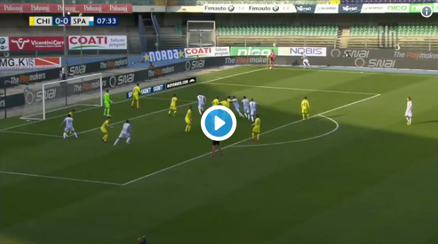 Chievo - SPAL gol Felipe 0-1