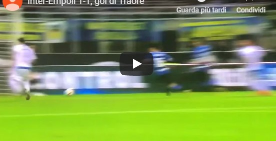 Inter - Empoli 2-1 Nainggolan gol