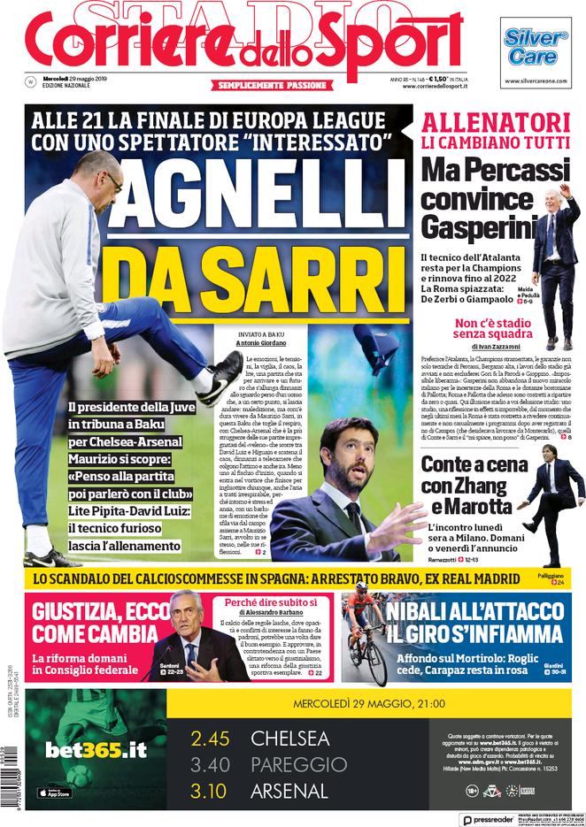Agnelli da Sarri, ore decisive per il prossimo allenatore della Juve