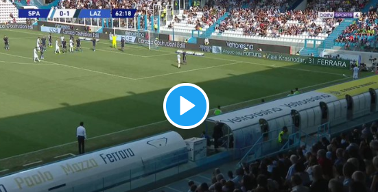 SPAL - Lazio gol Petagna