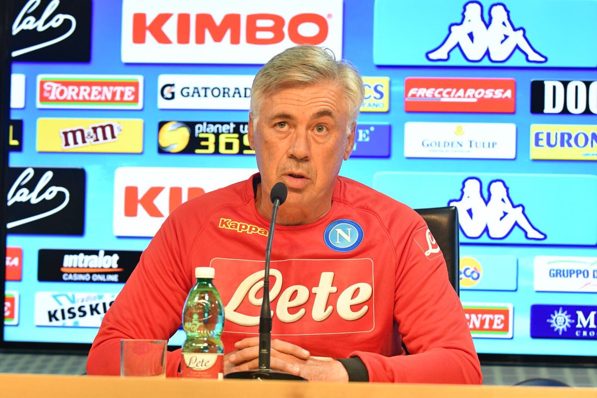 Napoli conferenza stampa Ancelotti