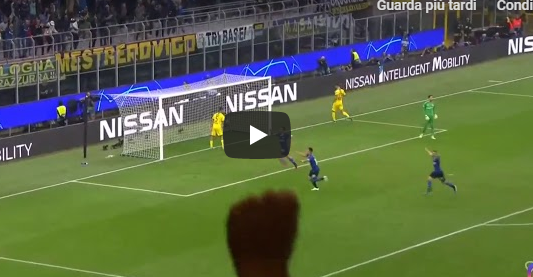 Candreva gol Inter - Borussia