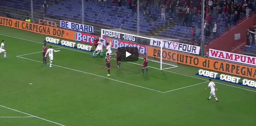 Gol Theo Hernandez Genoa - Milan
