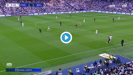 Real Madrid - Bruges gol Bonaventure