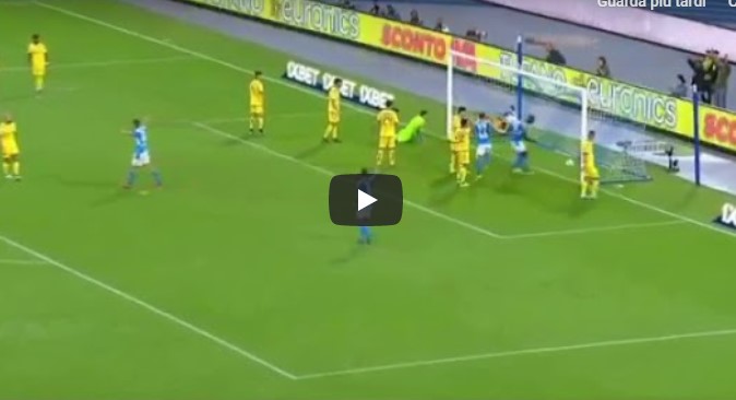 Napoli - Verona 2-0 Milik doppietta