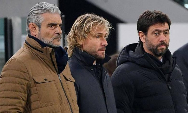 Arrivabene, Nedved e Agnelli, ex dirigenti della Juventus