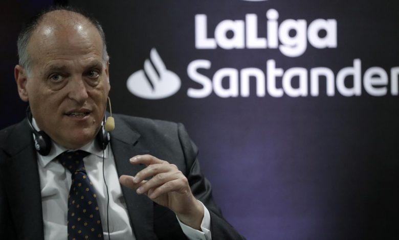 Javier Tebas, presidente della Liga Spagnola